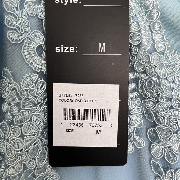 Prom dress or bridesmaid dress- Paris blue - Picture 7 of 12